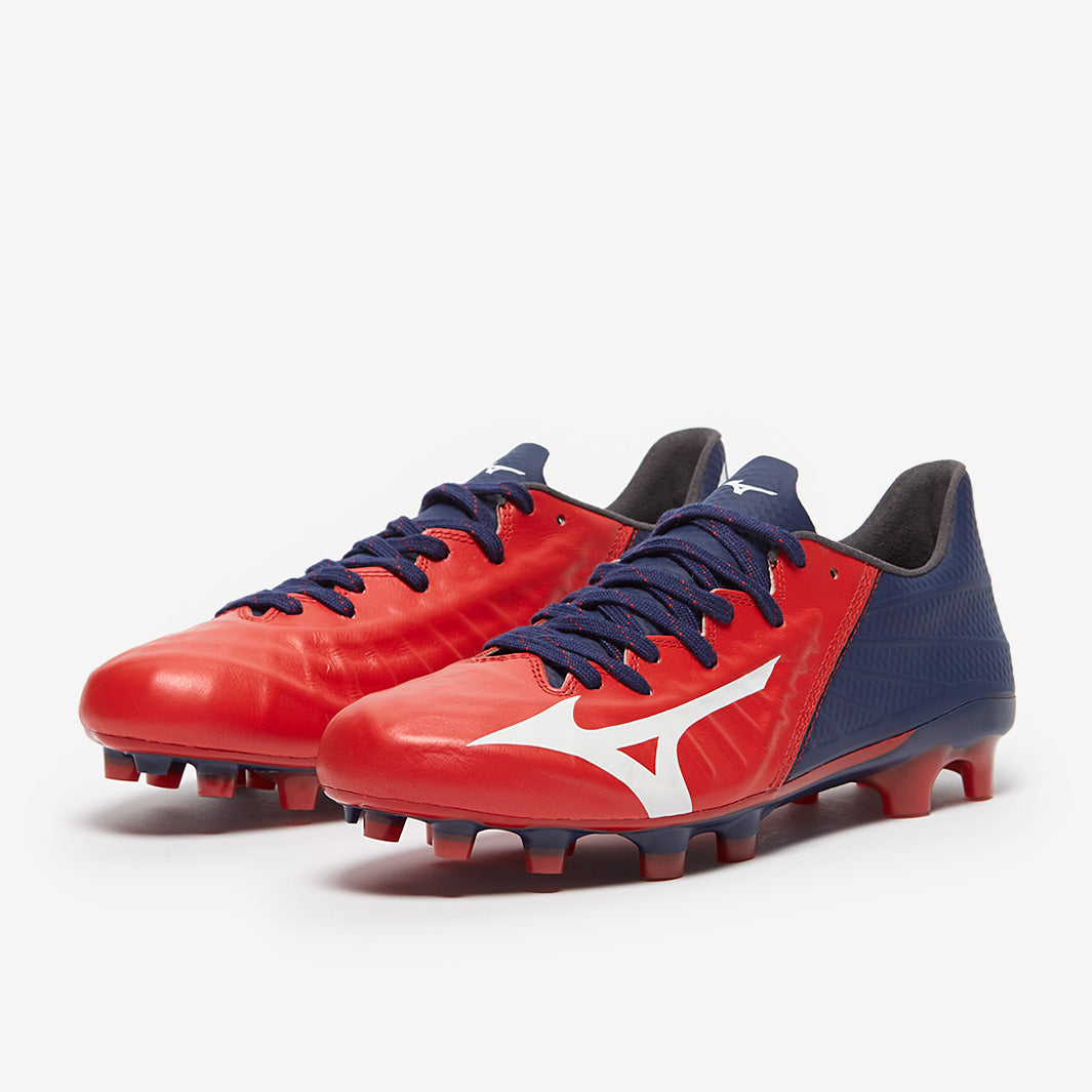 Mizuno Rebula 3 Made In Japan FG - Red/Navy - Mens Cleats