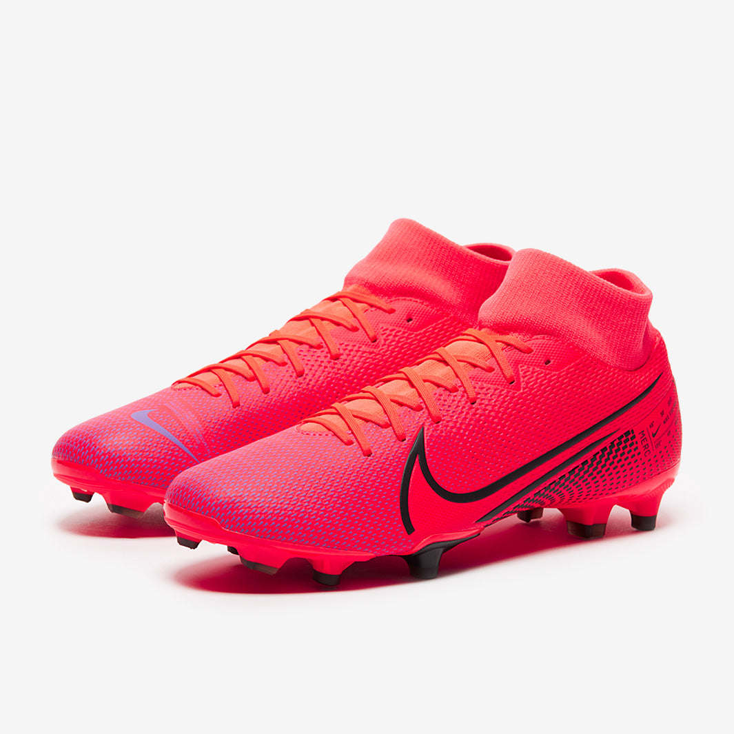 ナイキ マーキュリアル SL FG Nike Mercurial Superfly VII Academy FG/MG - Laser Crimson/Black