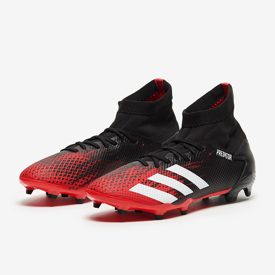 adidas Predator 20.3 FG - Core Black/White/Active Red - Firm
