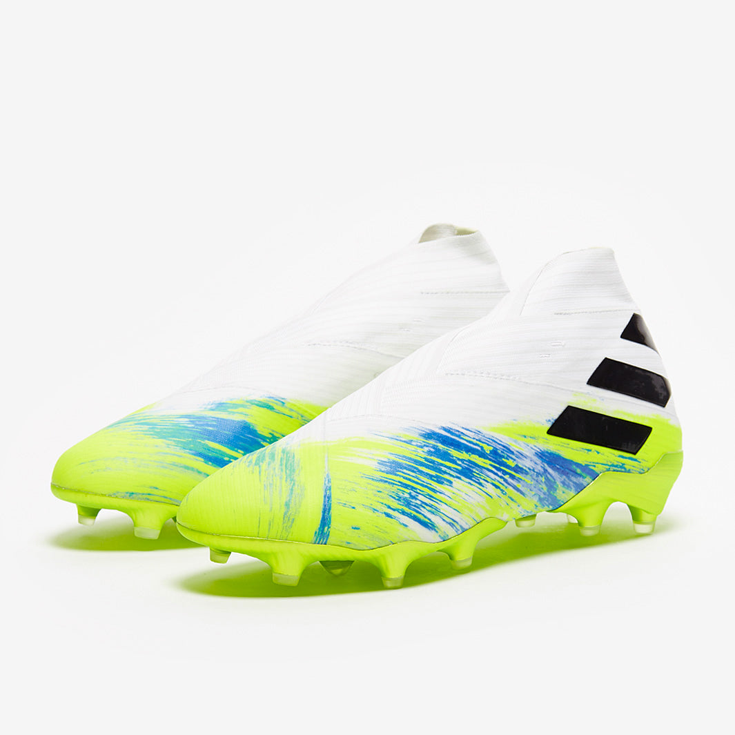 エムアンドエムズ adidas Nemeziz 19+ FG - Footwear White/Core Black/Signal Green