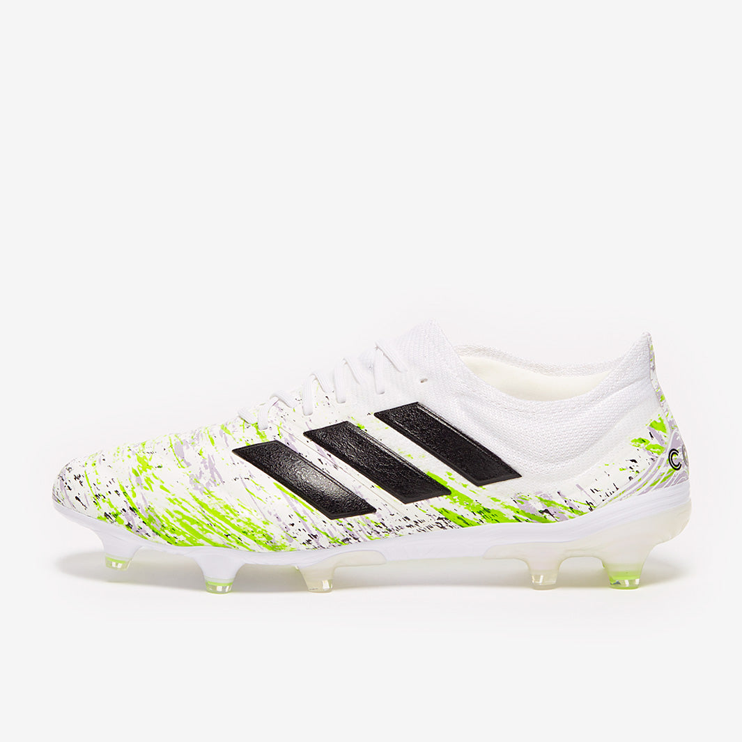 adidas Copa 20.1 FG - Footwear White/Core Black/Signal Green