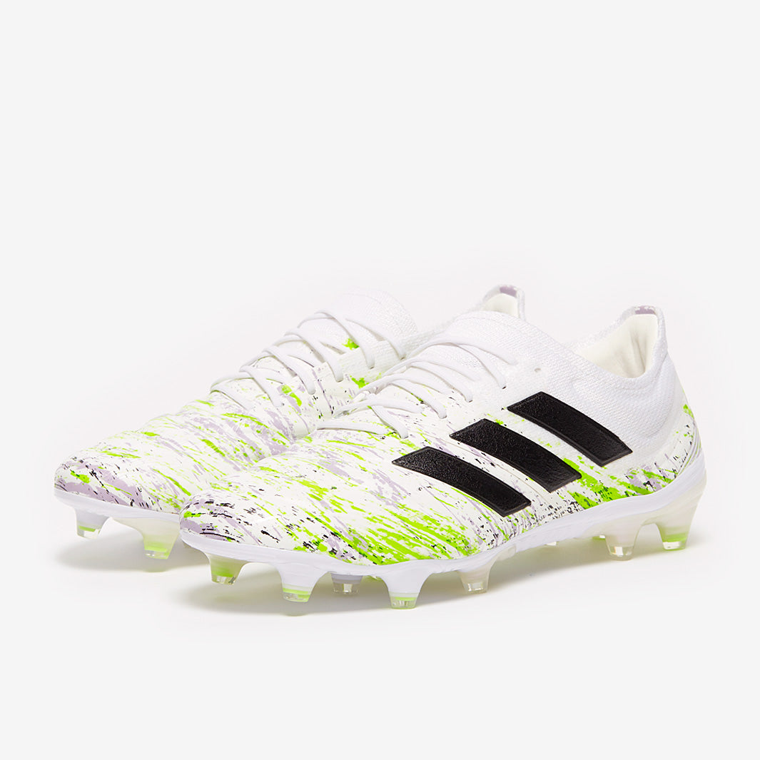 シューズ adidas COPA20.1AG adidas Copa 20.1 FG - Footwear White/Core Black/Signal Green