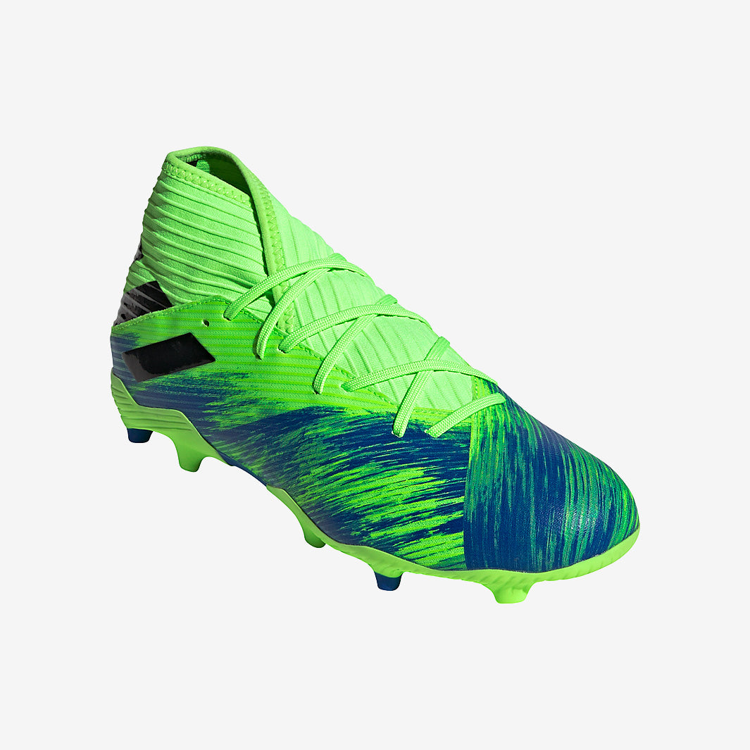 adidas Nemeziz 19.3 FG - Signal Green/Core Black/Royal Blue - Firm