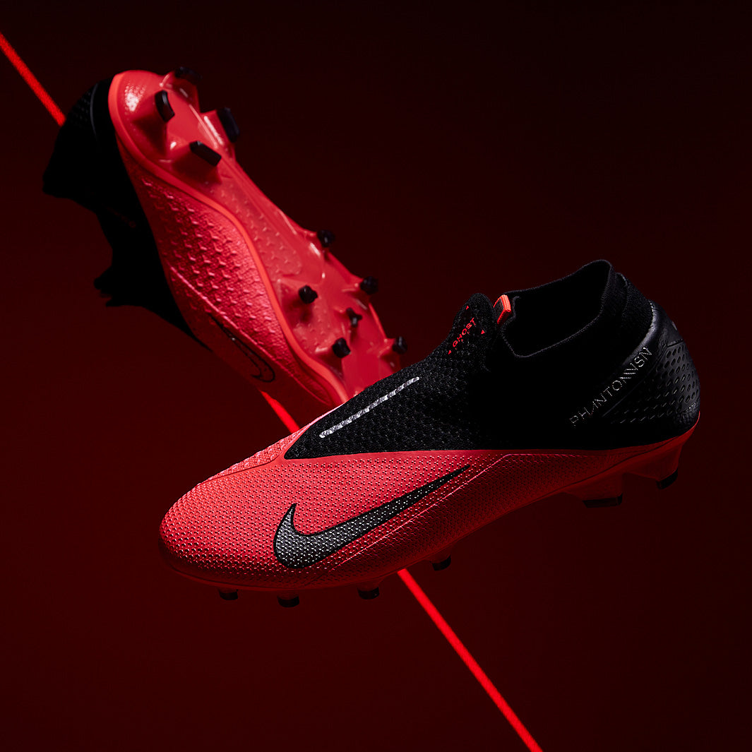 Nike Phantom VSN II Elite DF FG - Laser Crimson/Silver/Black