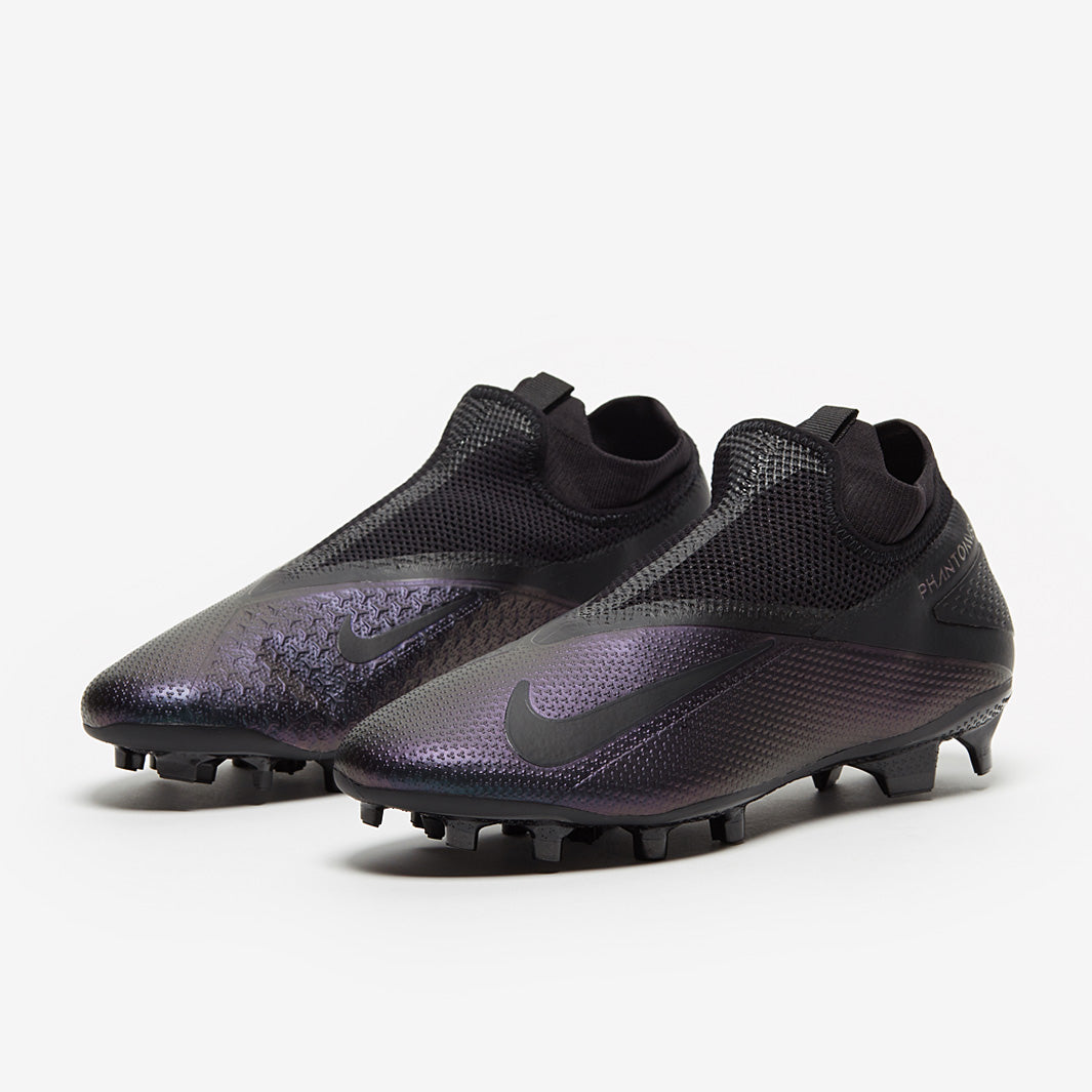 Nike Phantom Vision II Pro DF FG - Black/Black - Firm Ground