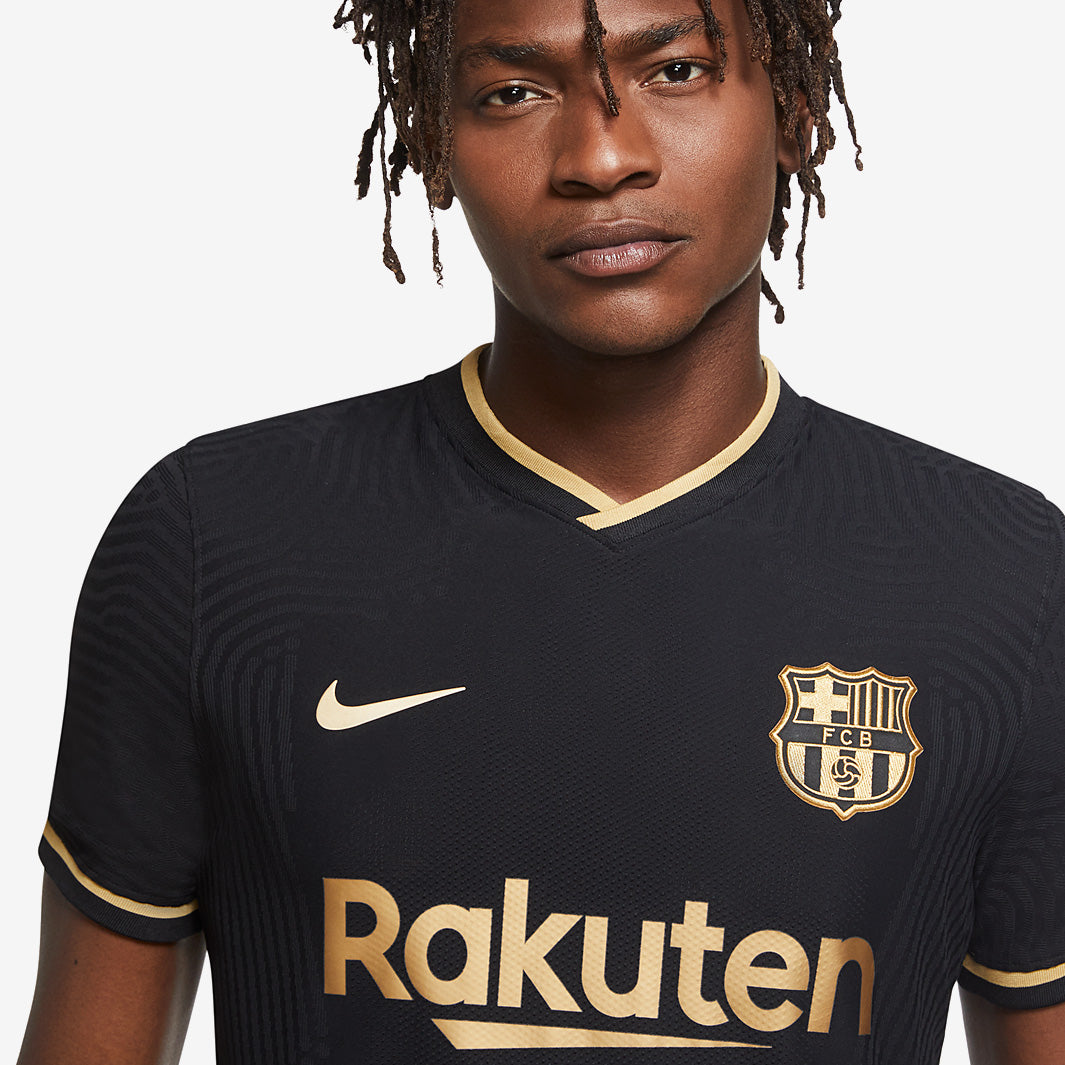 Nike FC Barcelona 20/21 Away Vapor Match Jersey - Black/Metallic