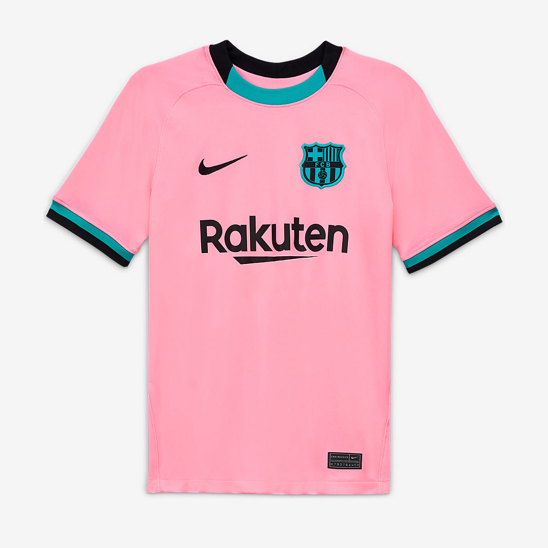 Nike FC Barcelona 20/21 Kids Third Stadium jersey - Pink Beam