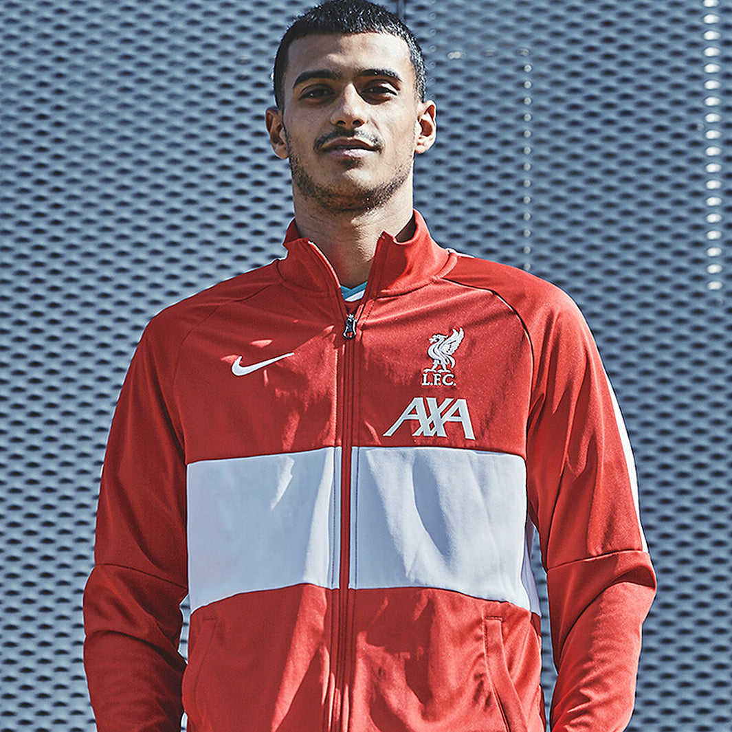 Nike Liverpool 20/21 I96 Anthem Track Jacket - Gym Red/White/White