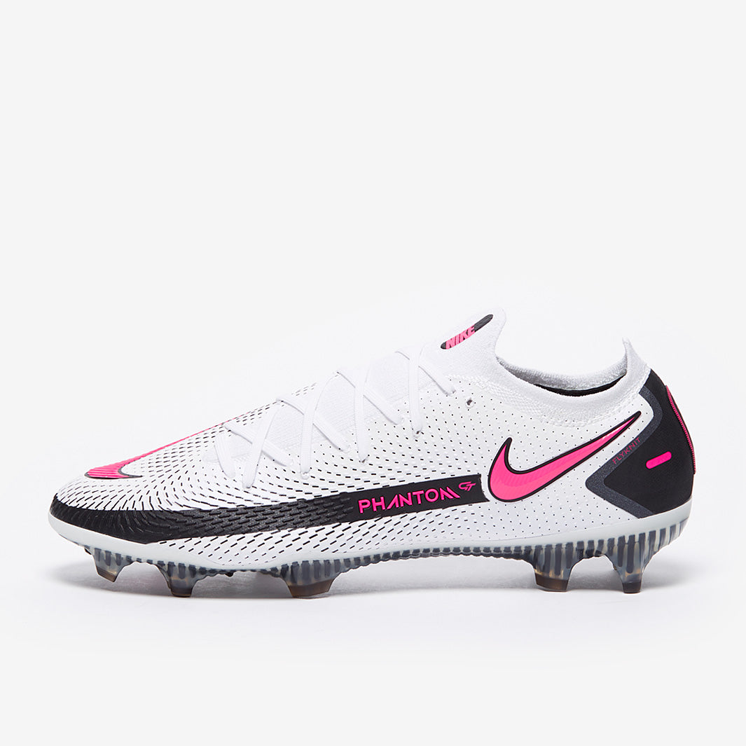 Nike Phantom GT ホワイト/ピンク FG Nike Phantom GT Elite FG - White/Pink Blast/Black - Mens cleats