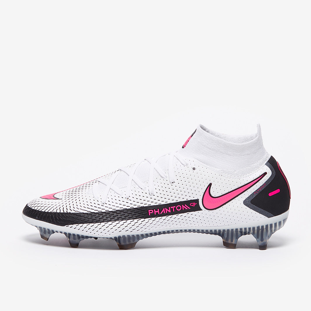 Nike Phantom GT ホワイト/ピンク FG Nike Phantom GT Elite WHite PInk FG – Classic Soccer Cleats