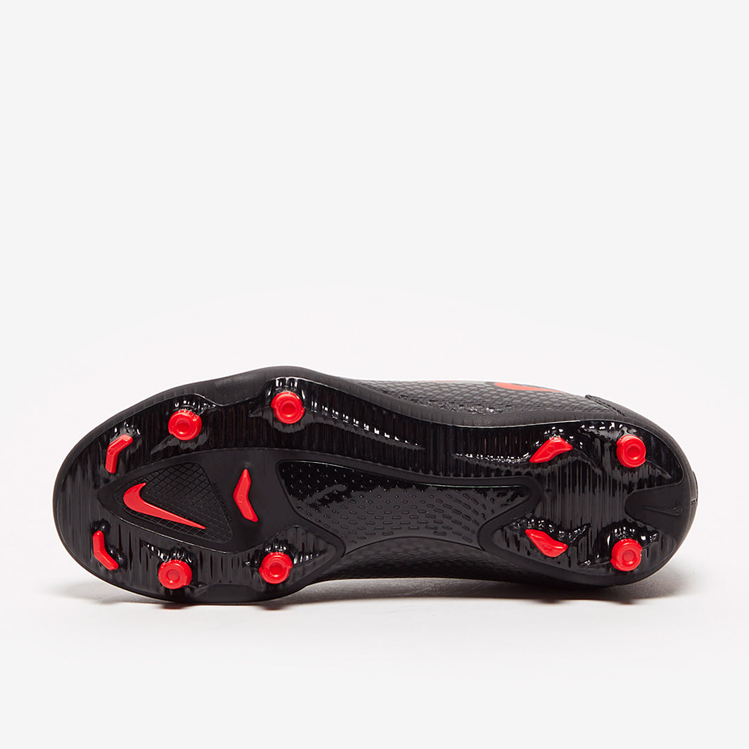 Nike Kids Phantom GT Club DF FG/MG - Black/Chile Red/Dark Smoke