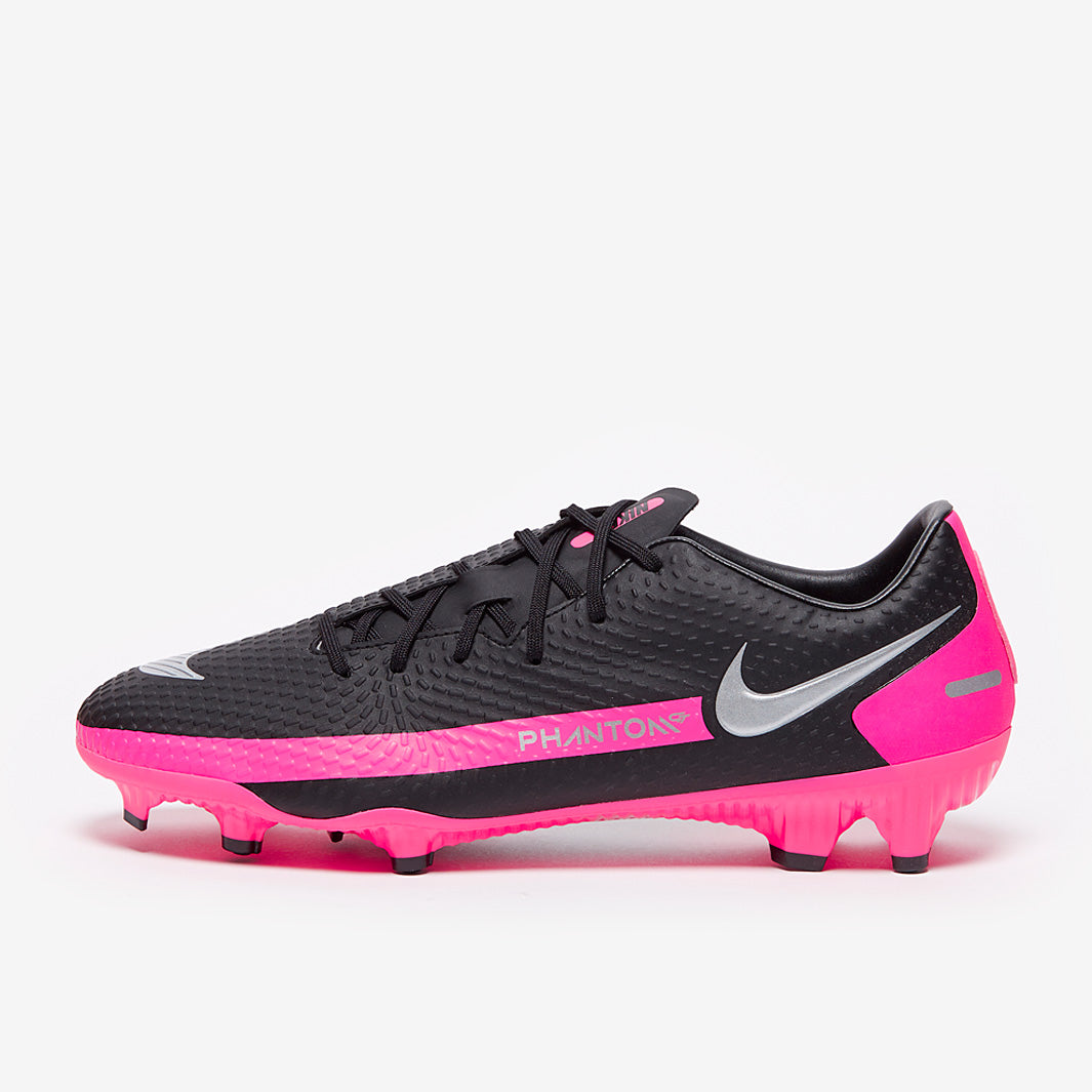 Nike Phantom GT Academy FG/MG - Black/Silver/Pink Blast - Firm