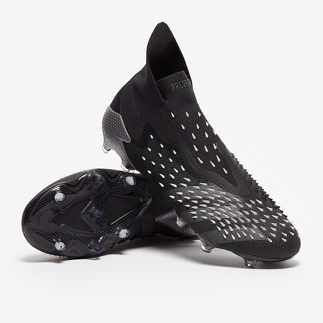 シューズ ADIDAS PREDATOR FREAK BLACK adidas Predator Freak+ FG - Core Black/Grey Four/White - Firm