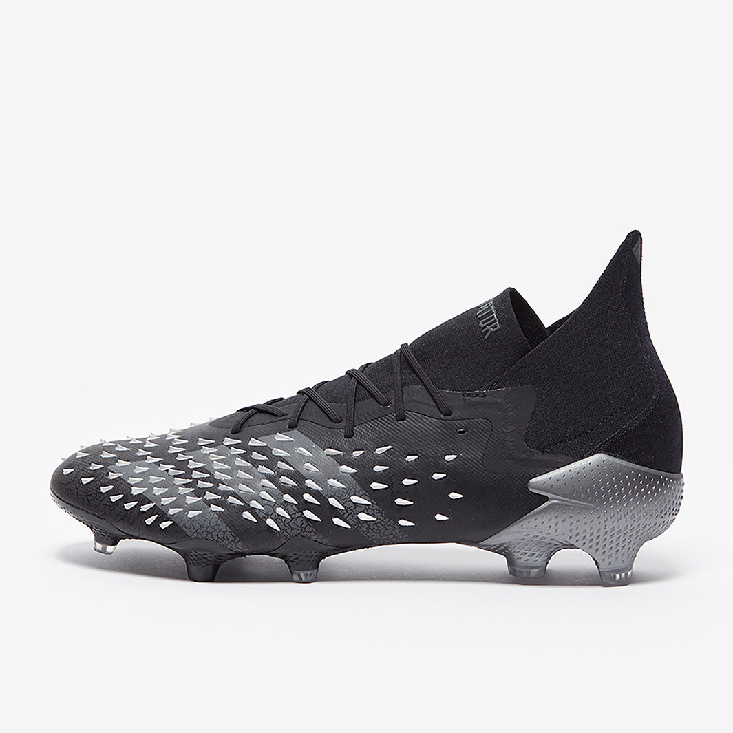 シューズ ADIDAS PREDATOR FREAK BLACK adidas Predator Freak .1 Low FG - Core Black/Grey Four/White