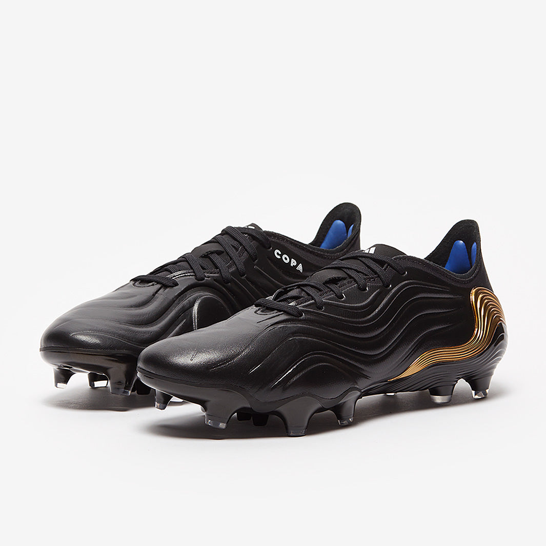 adidas Copa Sense .1 FG - Core Black/White/Gold Metallic - Firm