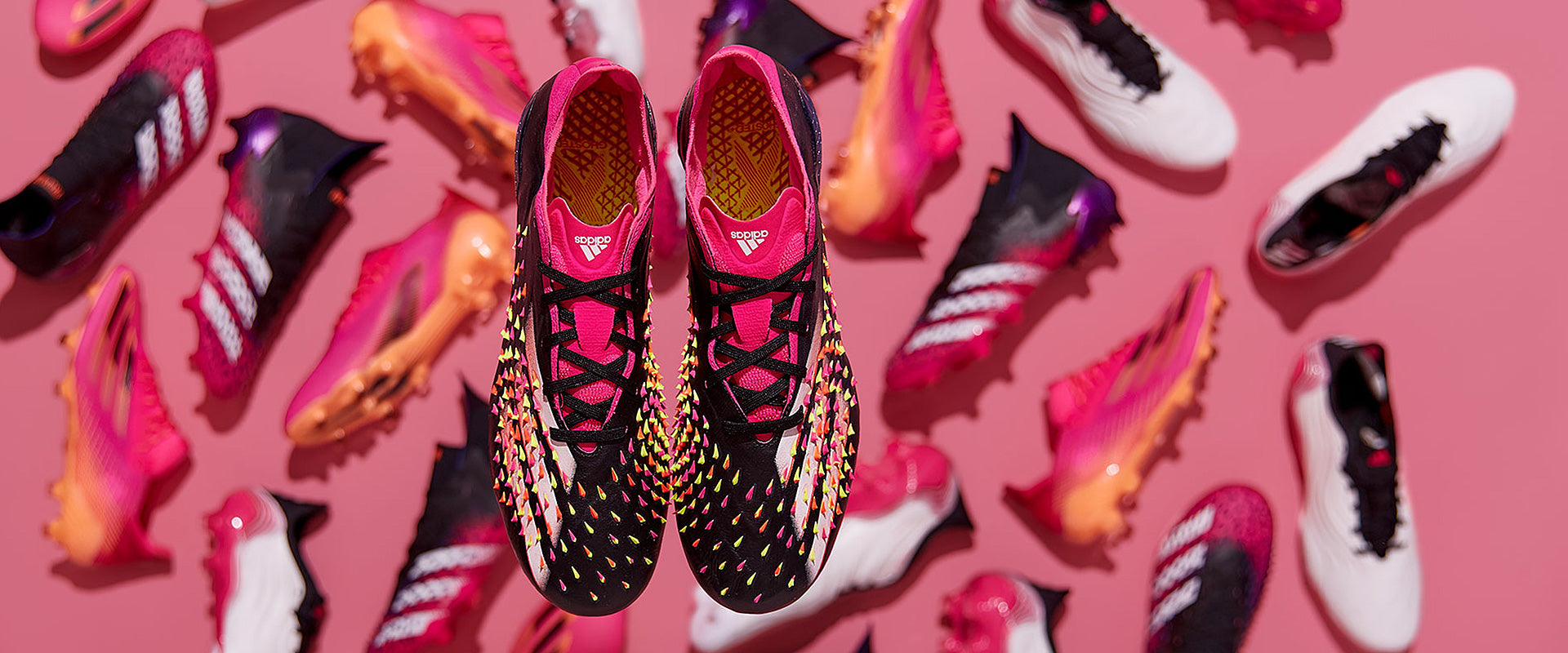adidas Predator Copa X FG - Core Black/White/Shock Pink - Firm