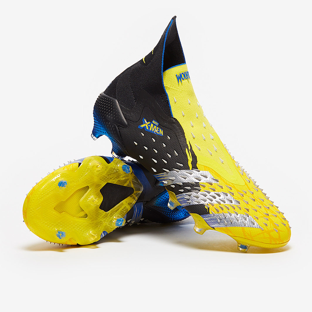 adidas Predator Freak+ FG - Bright Yellow/Silver Metallic/Core