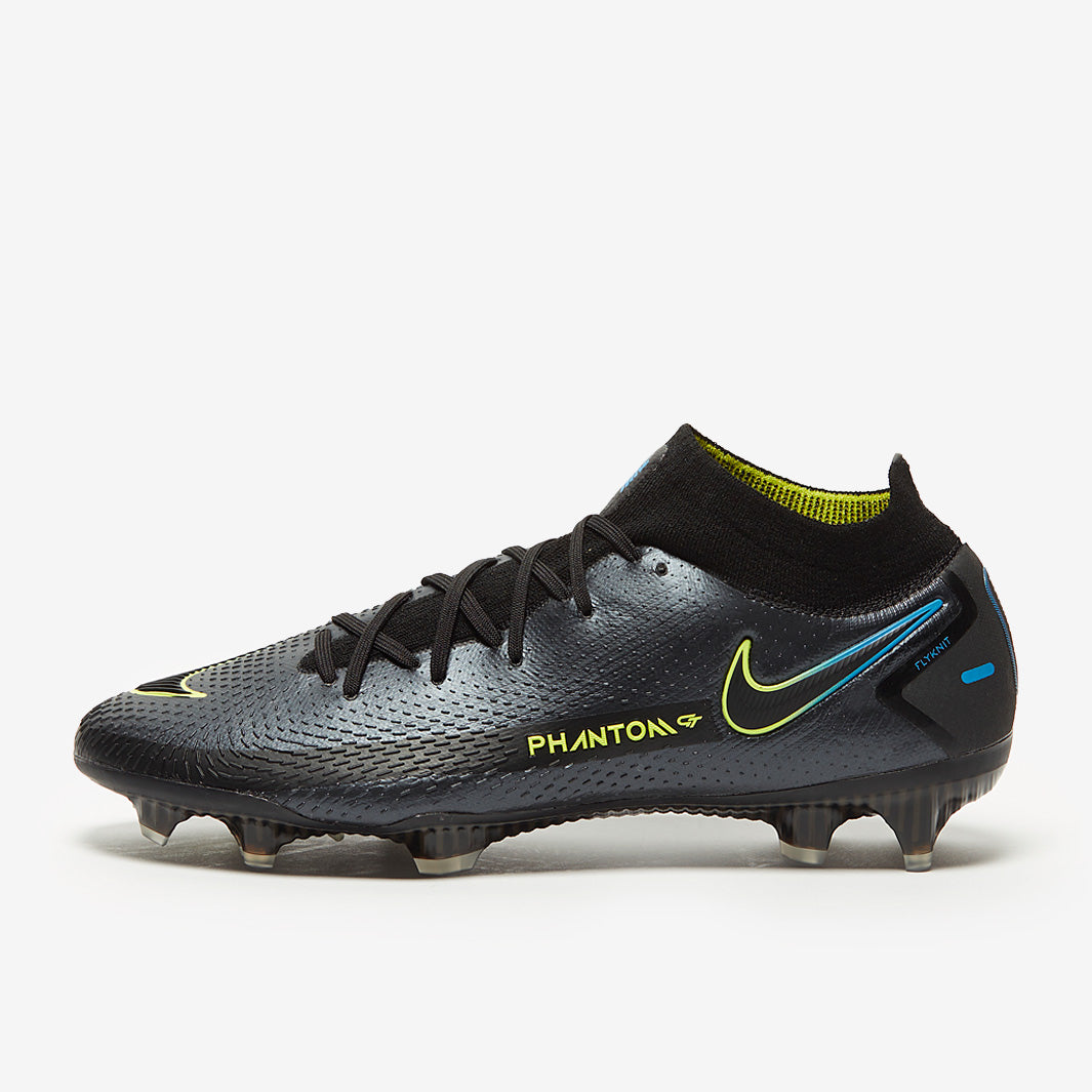 シューズ PHANTOM GT ELITE FG Nike Phantom GT Elite DF FG - Black/Cyber/Light Photo Blue - Firm
