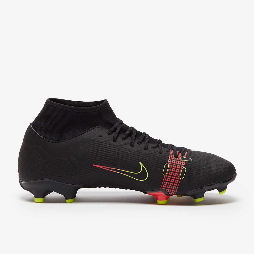Nike Mercurial Superfly VIII Academy FG/MG - Black/Cyber/Off Noir