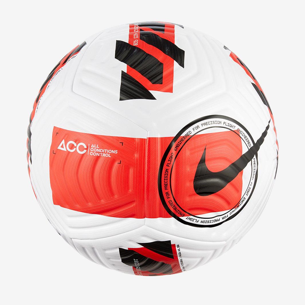 Nike Flight Soccer - White/Bright Crimson/Black - Footballs