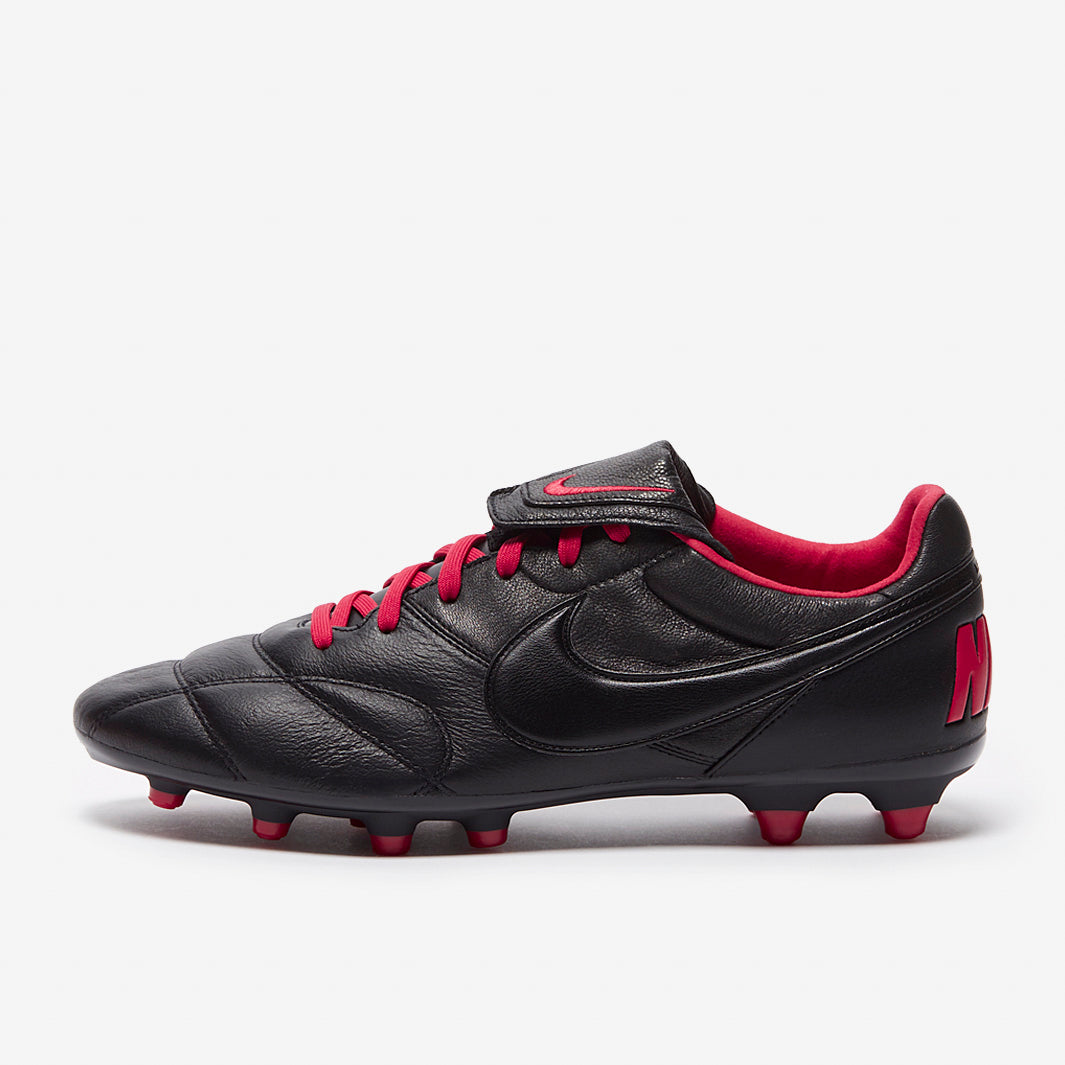 Nike Premier II FG - Black/Black/Very Berry - Mens Soccer Cleats