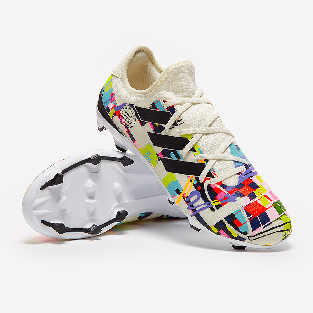 adidas Gamemode FG - Off White/Core Black/Core White-Mens Soccer