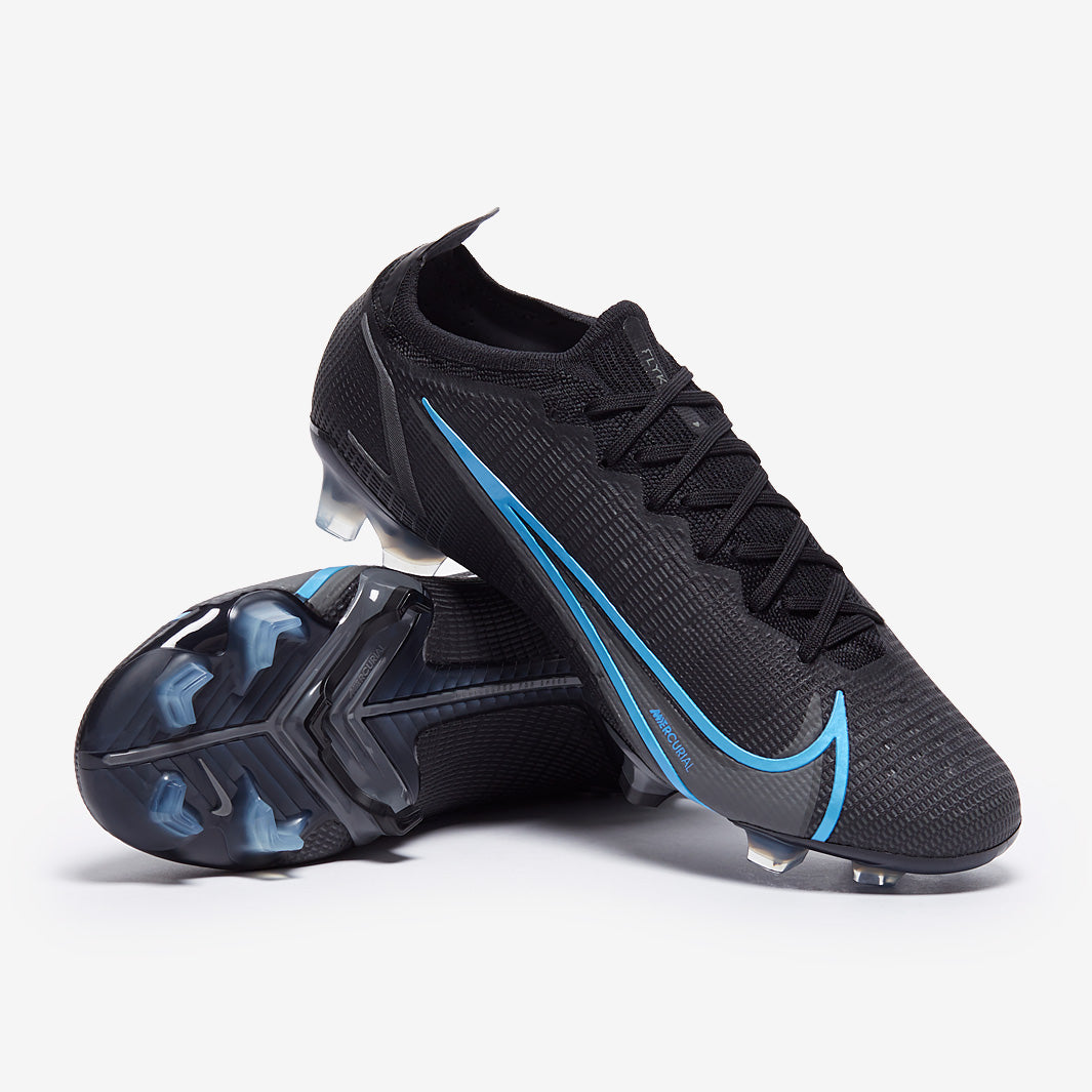 【希少✨】NIKE MERCURIAL VAPOR 14 ELITE FG Nike Mercurial Vapor XIV Elite FG - Black/Black/Iron Grey - Mens