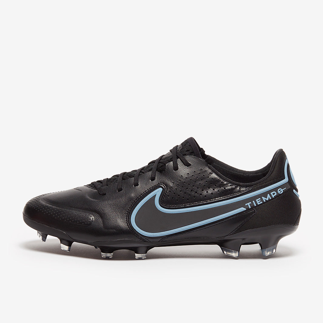 Nike Tiempo Legend IX Elite FG - Black/Black/Iron Grey - Mens