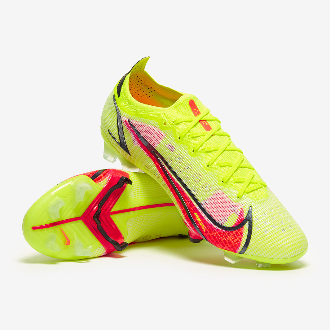 シューズ NIKE Mercurial Vapor 14 Elite FG 27cm Nike Mercurial Vapor XIV Elite FG - Volt/Bright Crimson/Black