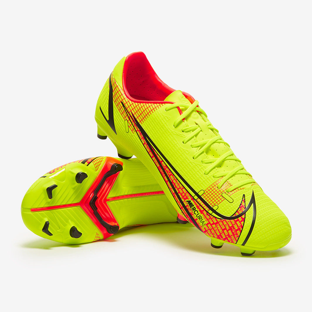 ナイキ メンズ マーキュリアル ヴェイパー１４ アカデミー サッカー スパイク Nike Mercurial Vapor 14 Academy FG/MG - Volt/Bright Crimson/Black Nike Mercurial Vapor XIV Academy FG/MG - Volt/Bright Crimson