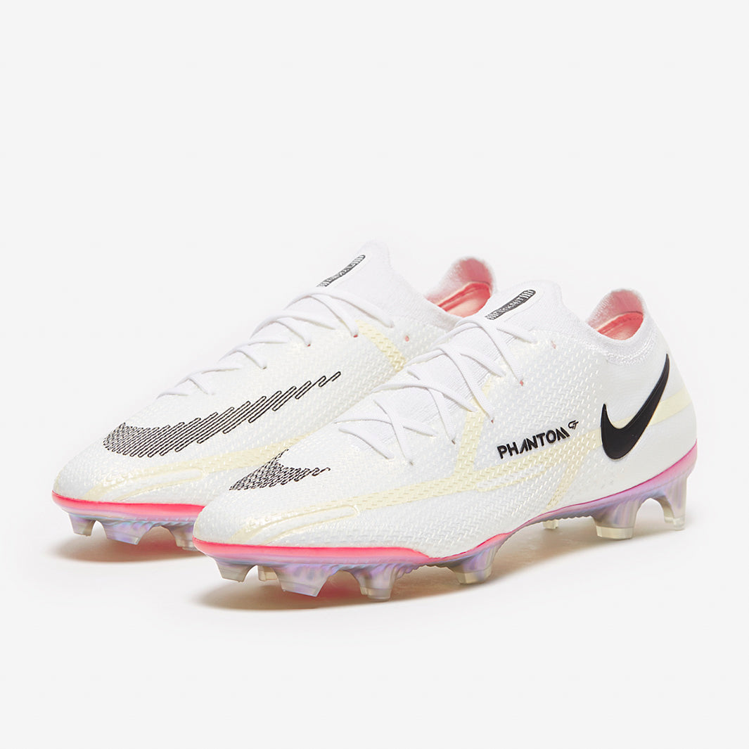 Nike Phantom GT II Elite FG - White/Black/Bright Crimson/Pink