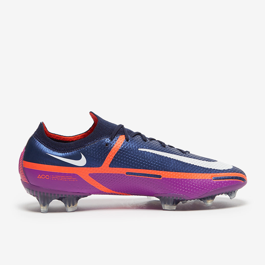 Nike Phantom GT II Elite FG - College Navy/White/Vivid Purple