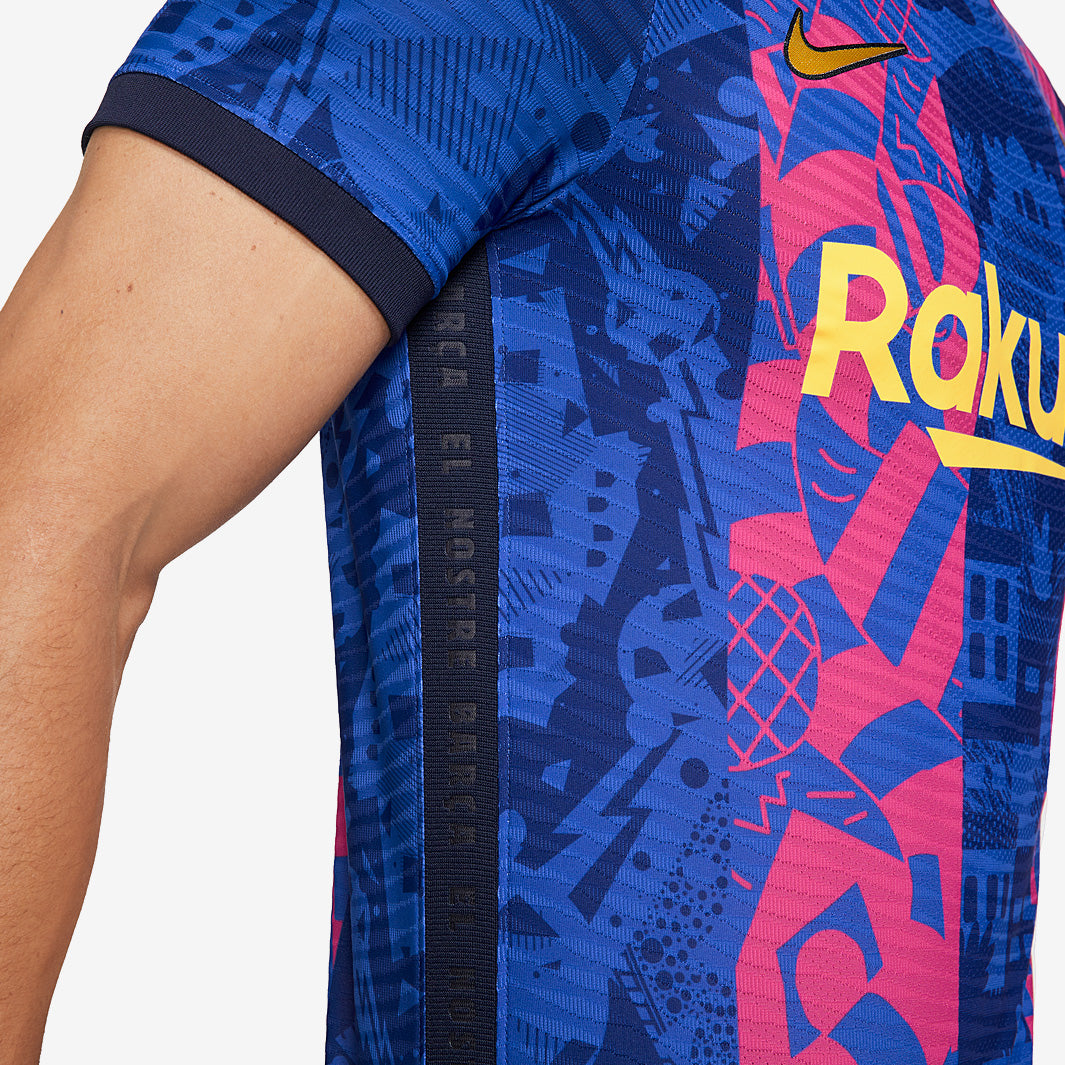 Nike FC Barcelona 21/22 Third Vapor Match SS Jersey - Hyper Royal
