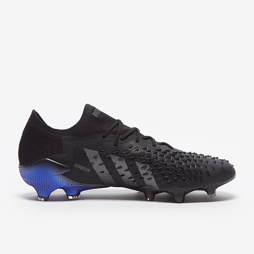 adidas Predator Freak .1 Low FG - Core Black/Iron Metallic/Sonic