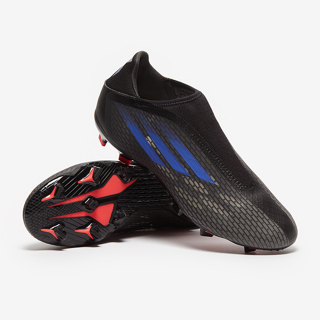 adidas SPEEDFLOW.3 サッカーシューズ adidas X Speedflow .3 Laceless FG - Core Black/Sonic Ink/Solar