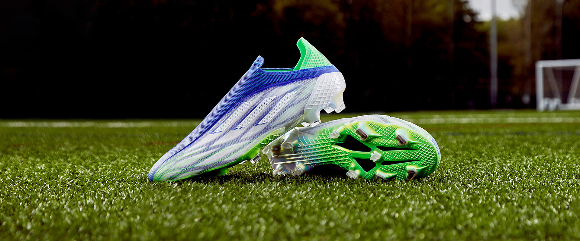 adidas adizero サッカーシューズ FG adidas Prime X Speedflow+ FG Adizero - Bold Blue/White/Red - Mens