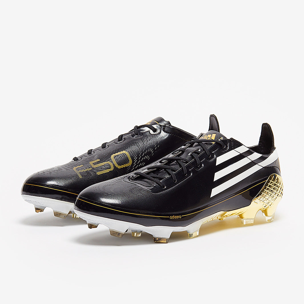 adidas F50 Ghosted Adizero - Core Black/White/Gold Metallic - Mens