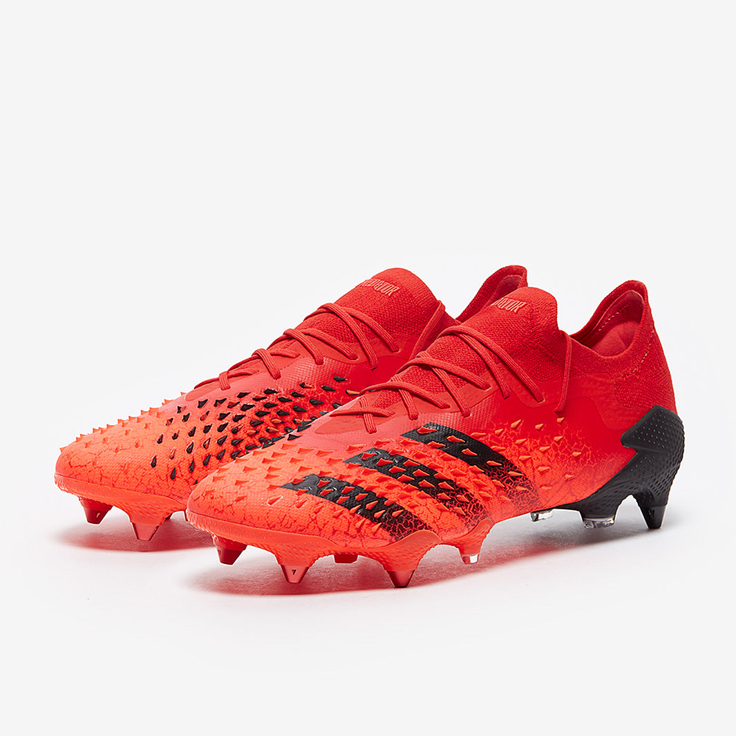 adidas Predator Freak .1 Low SG - Red/Core Black/Solar Red - Mens