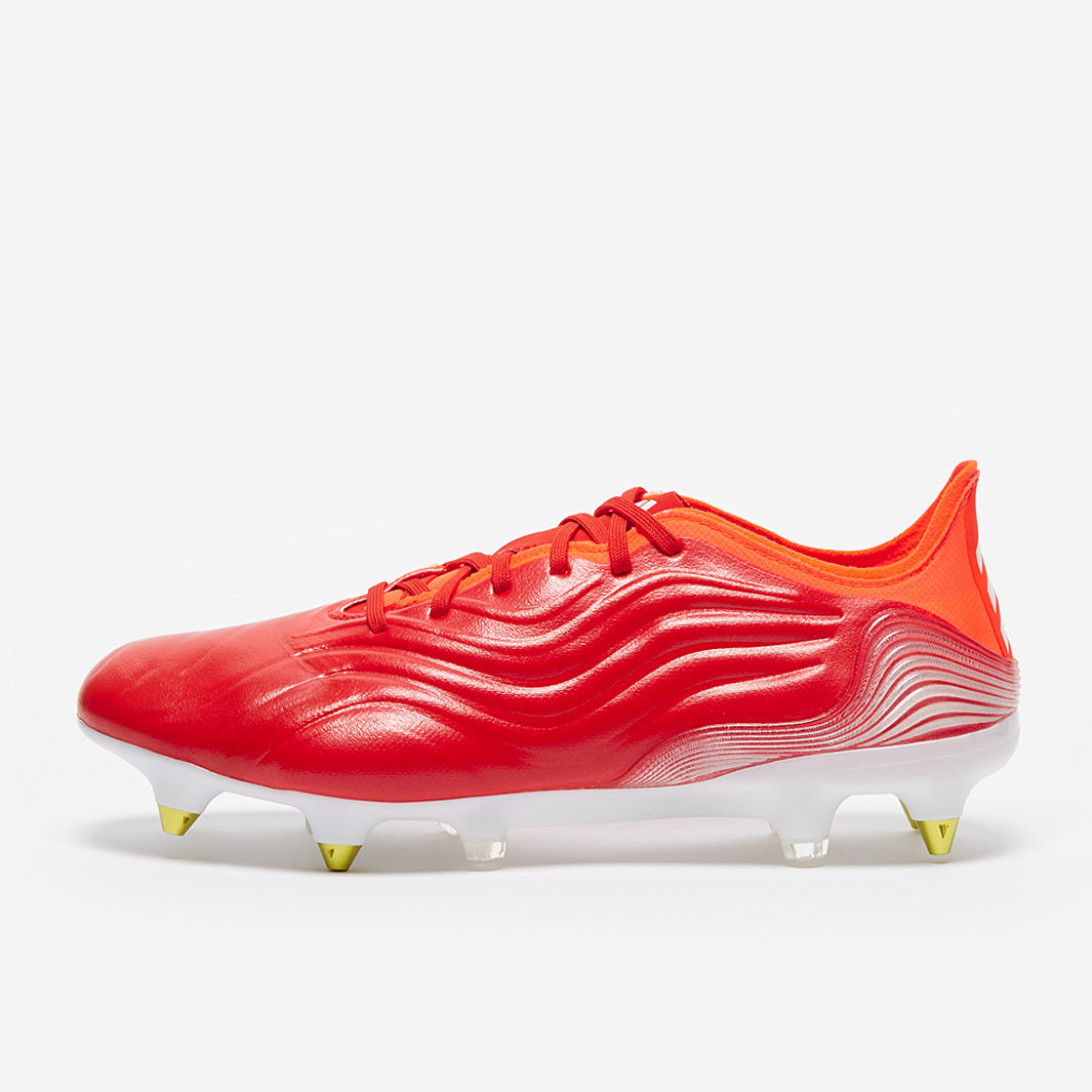 アディダス COPA SENSE.1 SG 9 US adidas Copa Sense .1 SG - Red/White/Solar Red - Mens Soccer Cleats