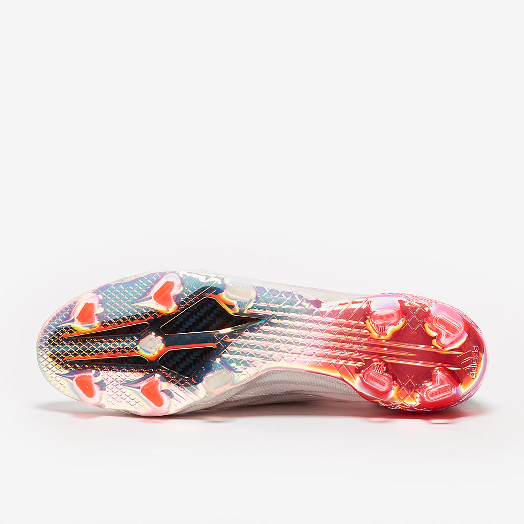 シューズ adidas X SPEEDFLOW+ FG adidas X Speedflow+ FG - White/Iron Metallic/Solar Red - Mens