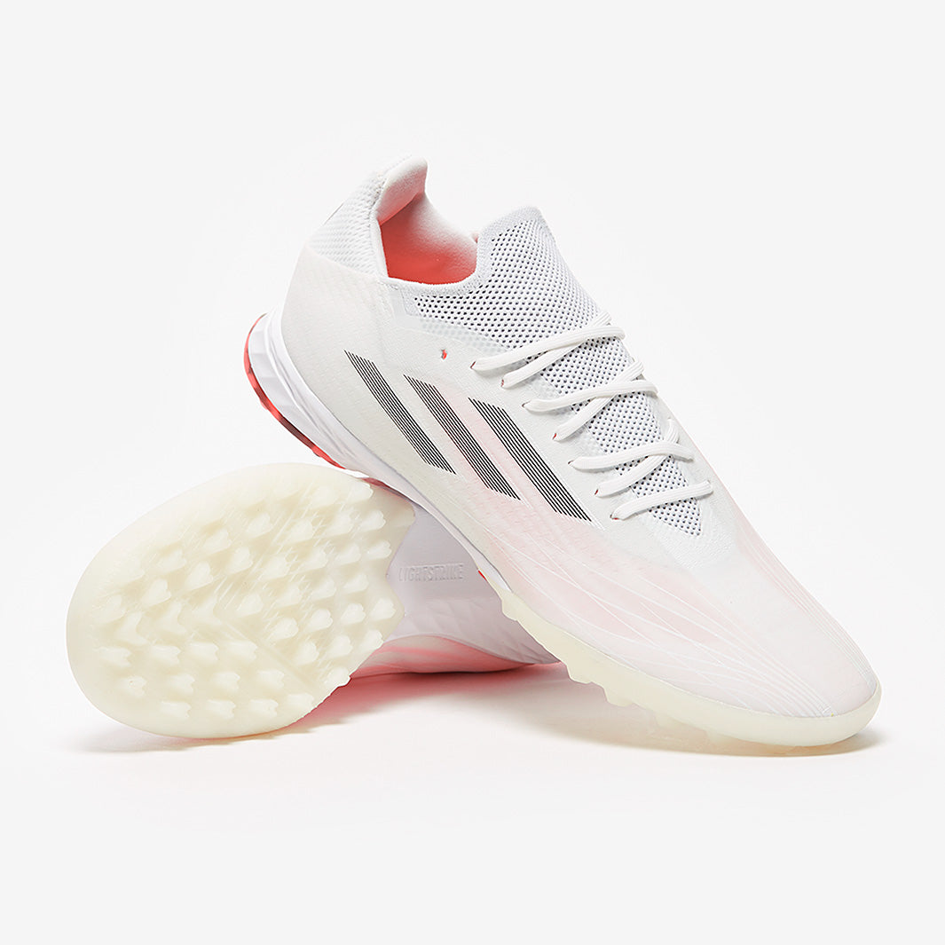 adidas X Speedflow .1 TF - White/Iron Metallic/Solar Red - Mens