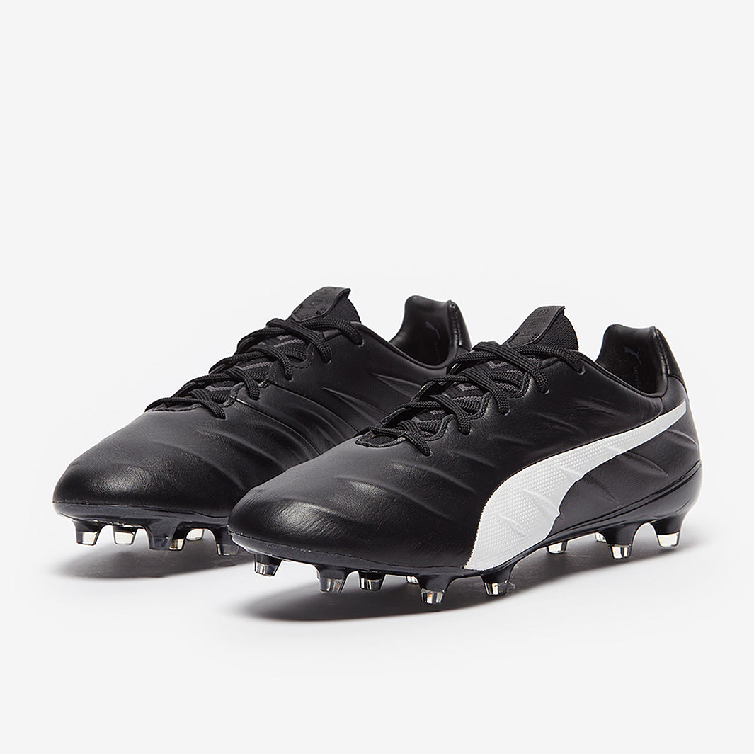 Puma King Platinum 21 FG/AG - Puma Black/Puma White - Mens Soccer