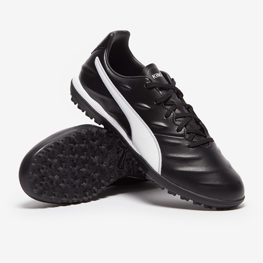 シューズ PUMA KING Pro 21TT Puma King Pro 21 TT - Puma Black/Puma White - Mens Soccer Cleats