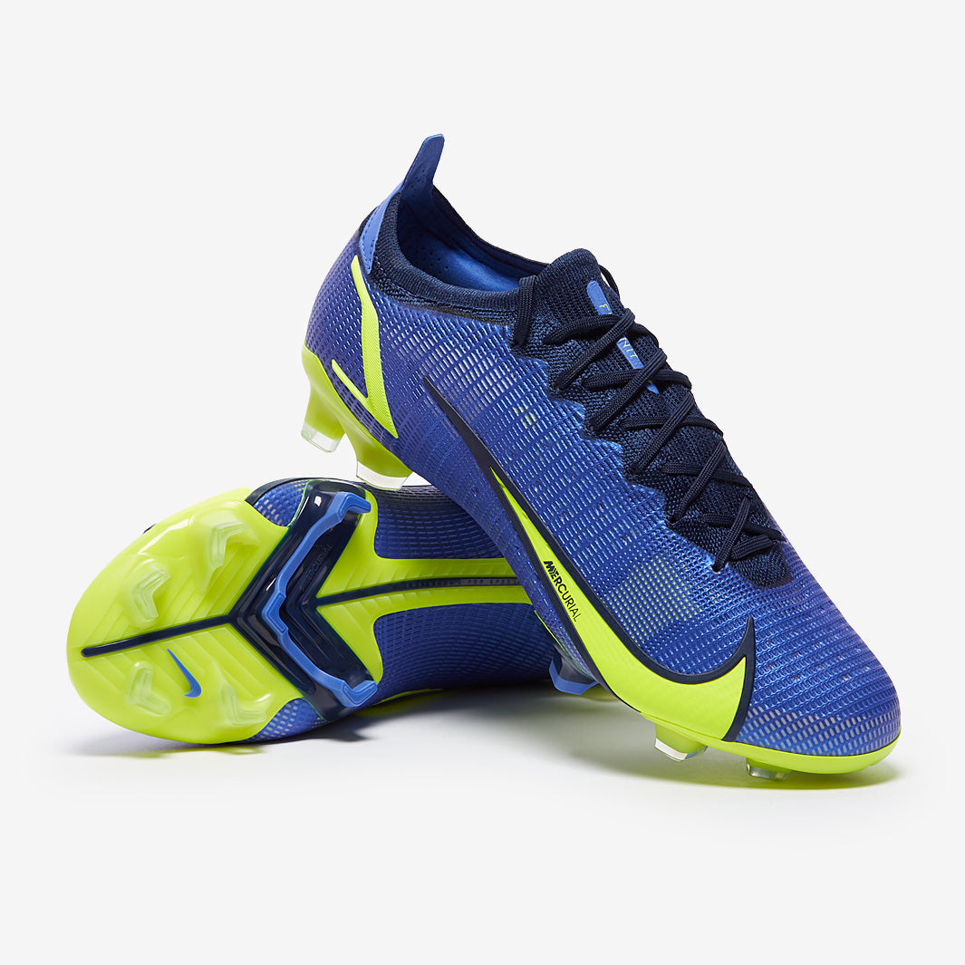 Nike Mercurial VAPOR14 ELITE HG青 Nike Mercurial Vapor XIV Elite FG - Sapphire/Volt/Blue Void - Mens