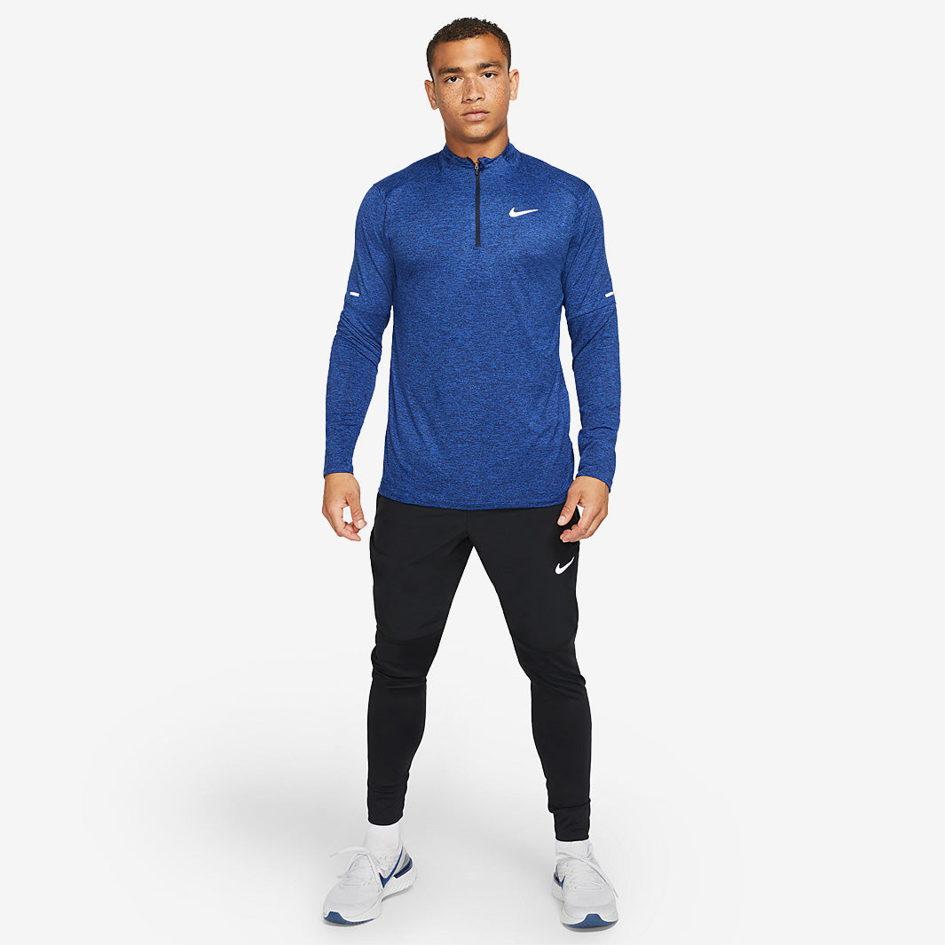 Nike Dri-FIT Element Half Zip Top - Obsidian/Game Royal/Reflective
