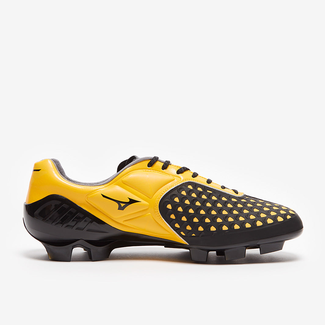 新品 激レア 廃盤品 Mizuno Wave Ignitus 4 Ja Mizuno Wave Ignitus Japan FG - Cyber Yellow/Black - Mens Soccer Cleats