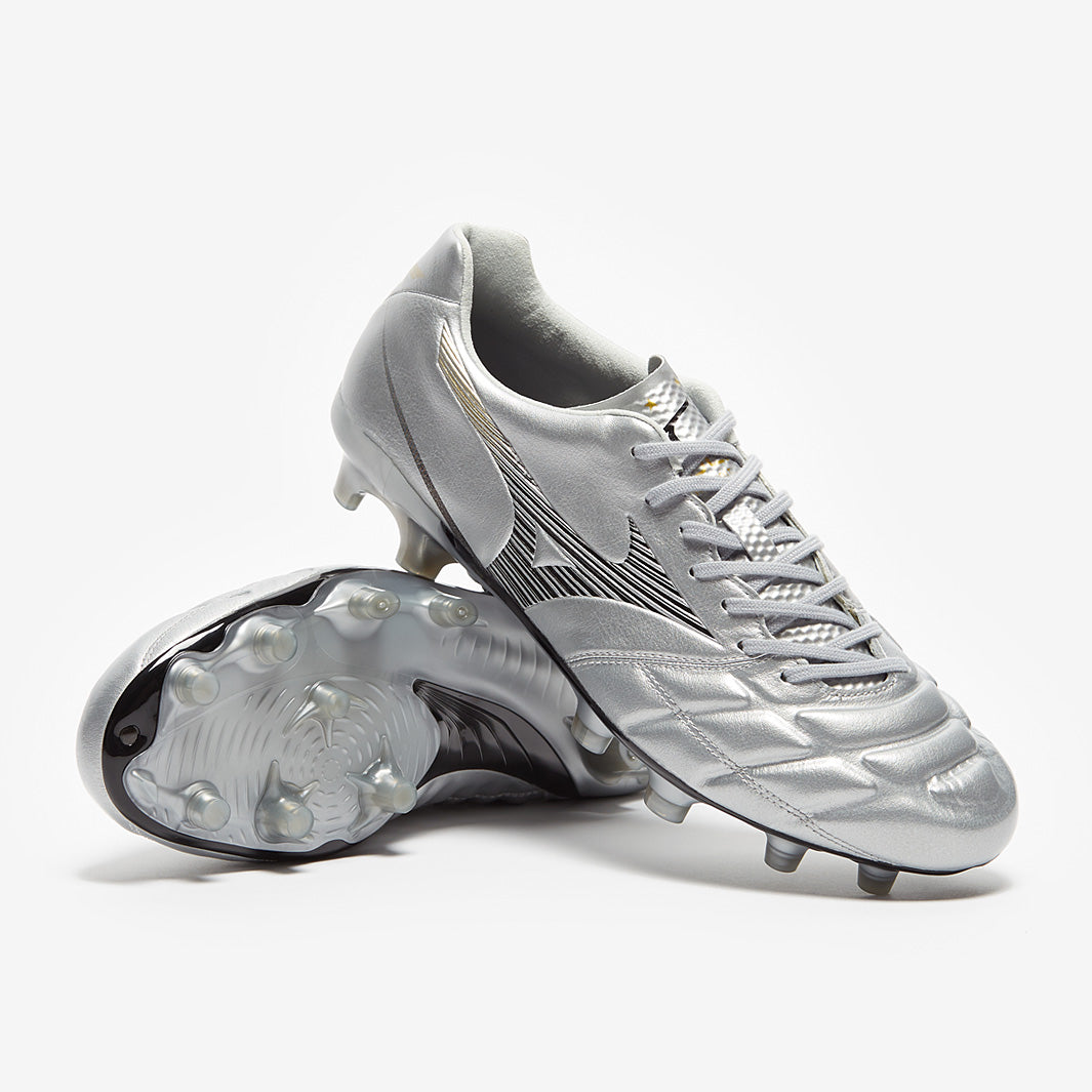 Mizuno Rebula Cup Japan FG - Galaxy Silver/Black - Mens Soccer Cleats