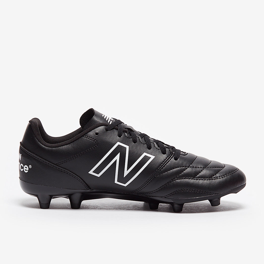 New Balance 442 V2 Academy FG - Black/White - Mens Boots