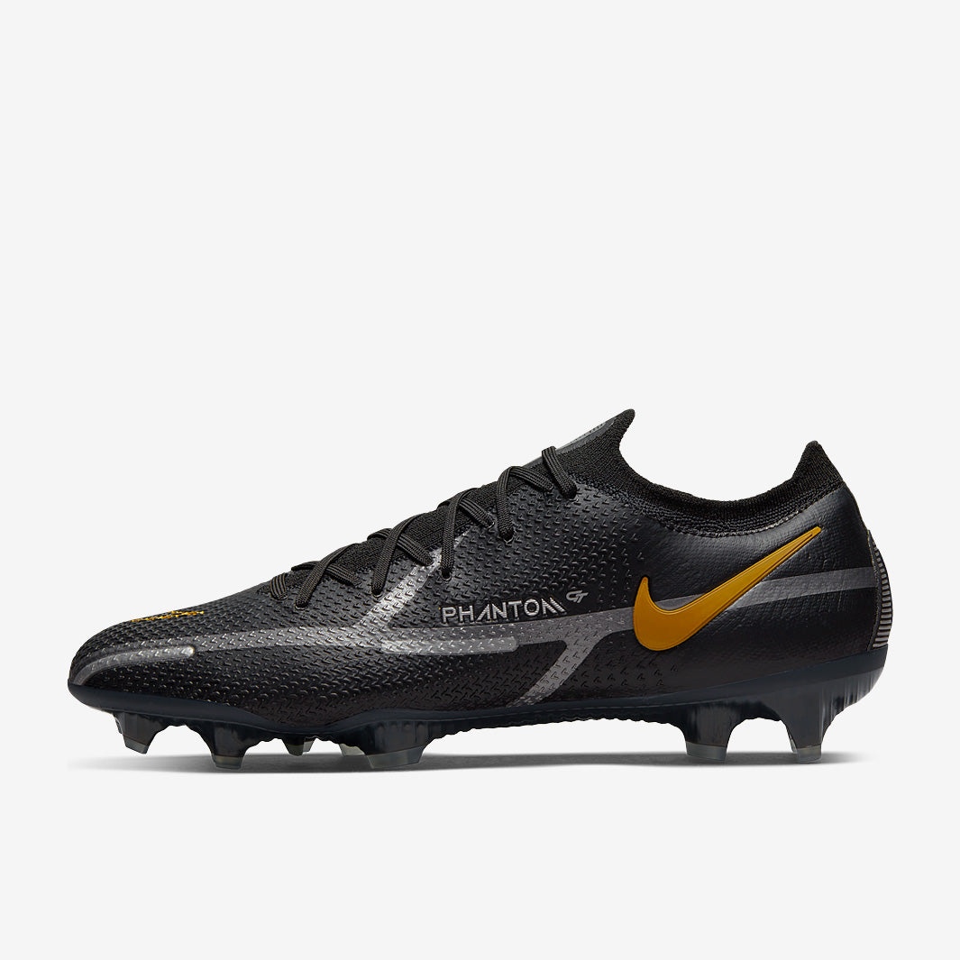 Nike Phantom GT II Elite FG - Black/Metallic Dark Grey/Metallic