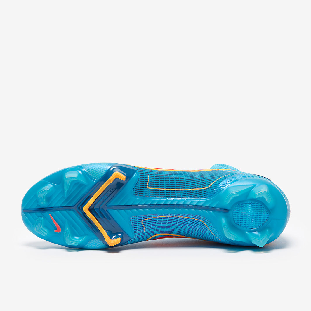 Nike Mercurial Superfly VIII Elite FG - Chlorine Blue/Laser Orange